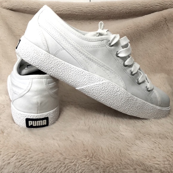 Puma Women’s Love Canvas Casual Sneakers White, Size 8 - Picture 1 of 6
